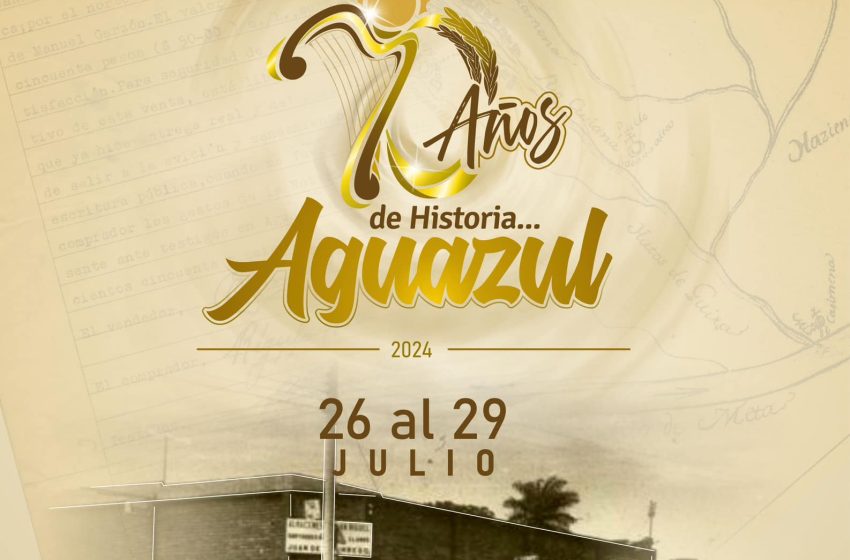 Aguazul, Casanare, celebra sus 70 años de vida administrativa