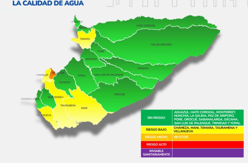  Resultados del Monitoreo de Calidad de Agua en Casanare: La Mayoría de los Municipios Sin Riesgo Según el IRCA