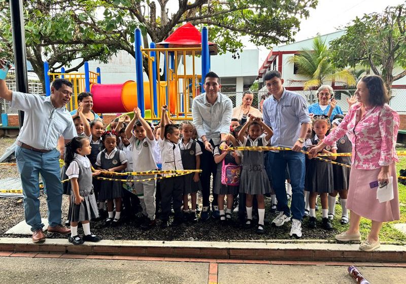  Marco Tulio Ruíz le cumple a la primera infancia con nuevos parques escolares en Yopal