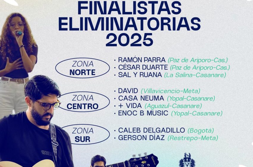  Casanare ya tiene a los nueve finalistas del Primer Festival de Música Góspel para la Familia 2025