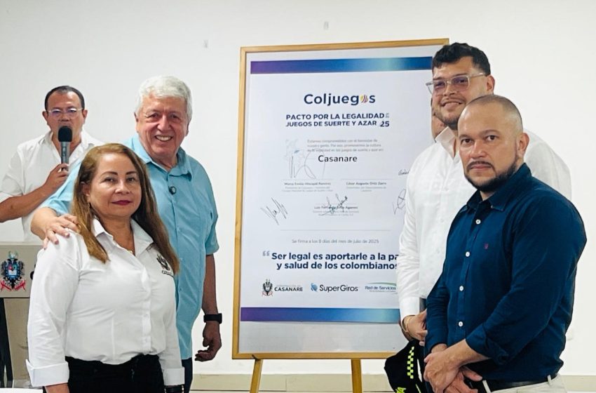  Gobernación firmó pacto por la legalidad en los juegos de suerte y azar