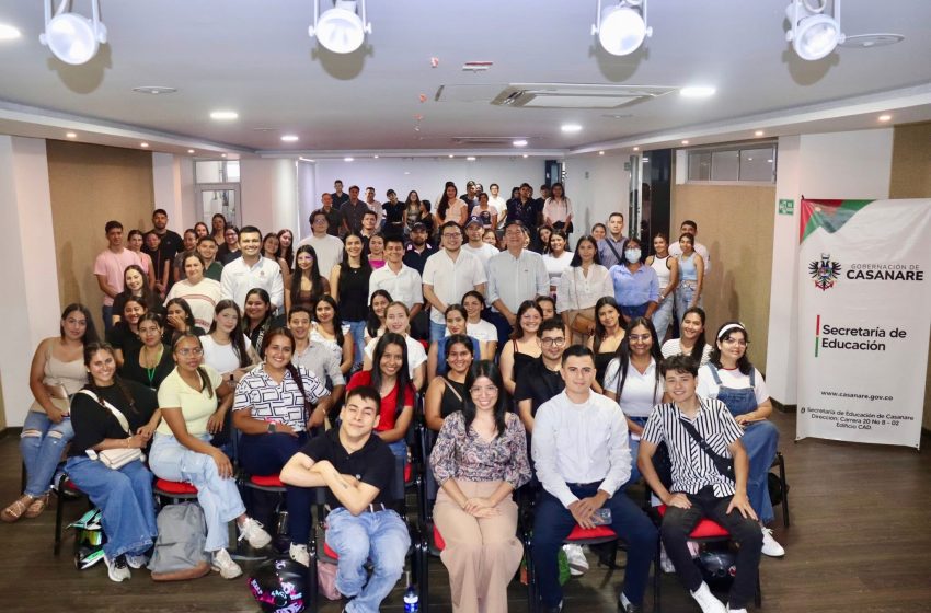  110 jóvenes inician prácticas laborales en la Gobernación de Casanare
